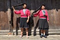 LONGSHENG PING AN, GUANGXI AUTONOMOUS REGION, CHINA Ã¢â¬â CIRCA JUNE 2016: Portrait of the long hair women from ethnic minority Yao